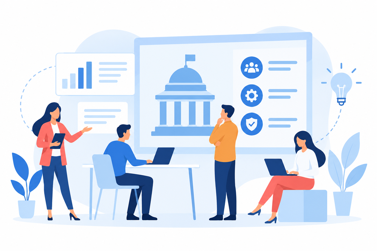 Able GOV digital government services illustration